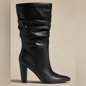 Banana Republic Black Heeled Boots